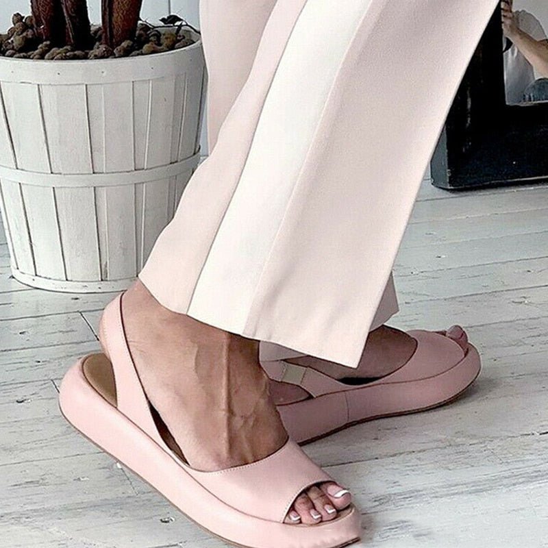 Open Teen Sandalen met Verstelbare Bandjes voor Dames
