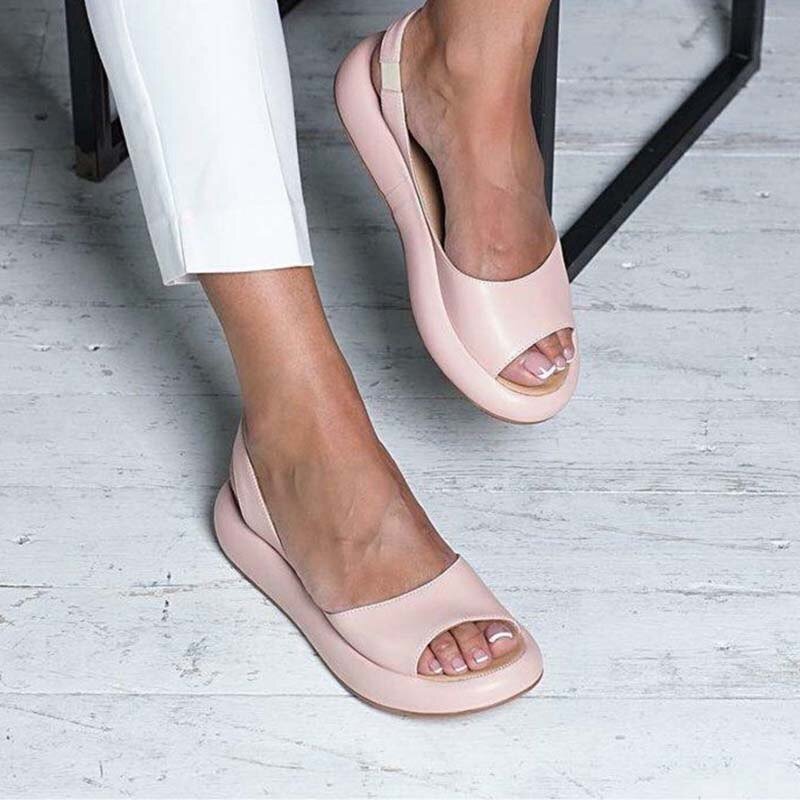 Open Teen Sandalen met Verstelbare Bandjes voor Dames