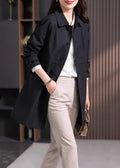 Korte Trenchcoat met Reverskraag voor Dames