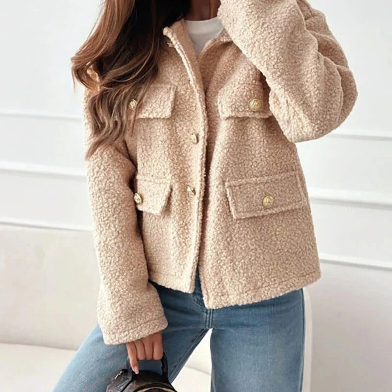 Korte Wollen Blazer voor Dames