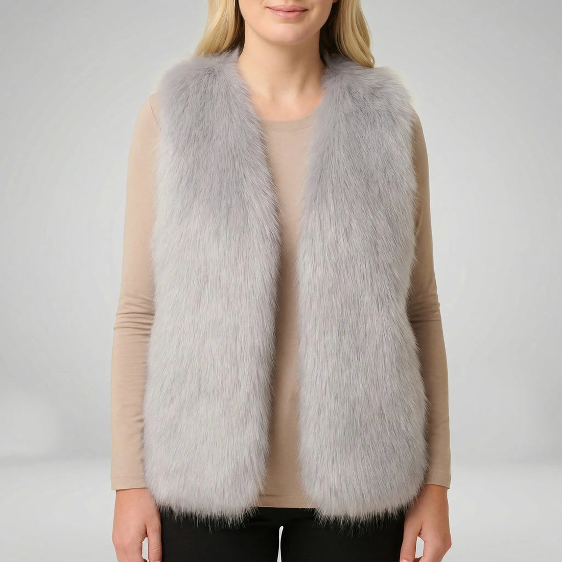 Kunstfellen Bodywarmer met Voering voor Dames