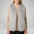 Kunstfellen Bodywarmer met Voering voor Dames - View 2