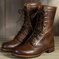 Lace-Up Laarzen met Blokhak voor Dames