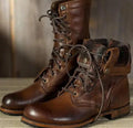 Lace-Up Laarzen met Blokhak voor Dames - View 3