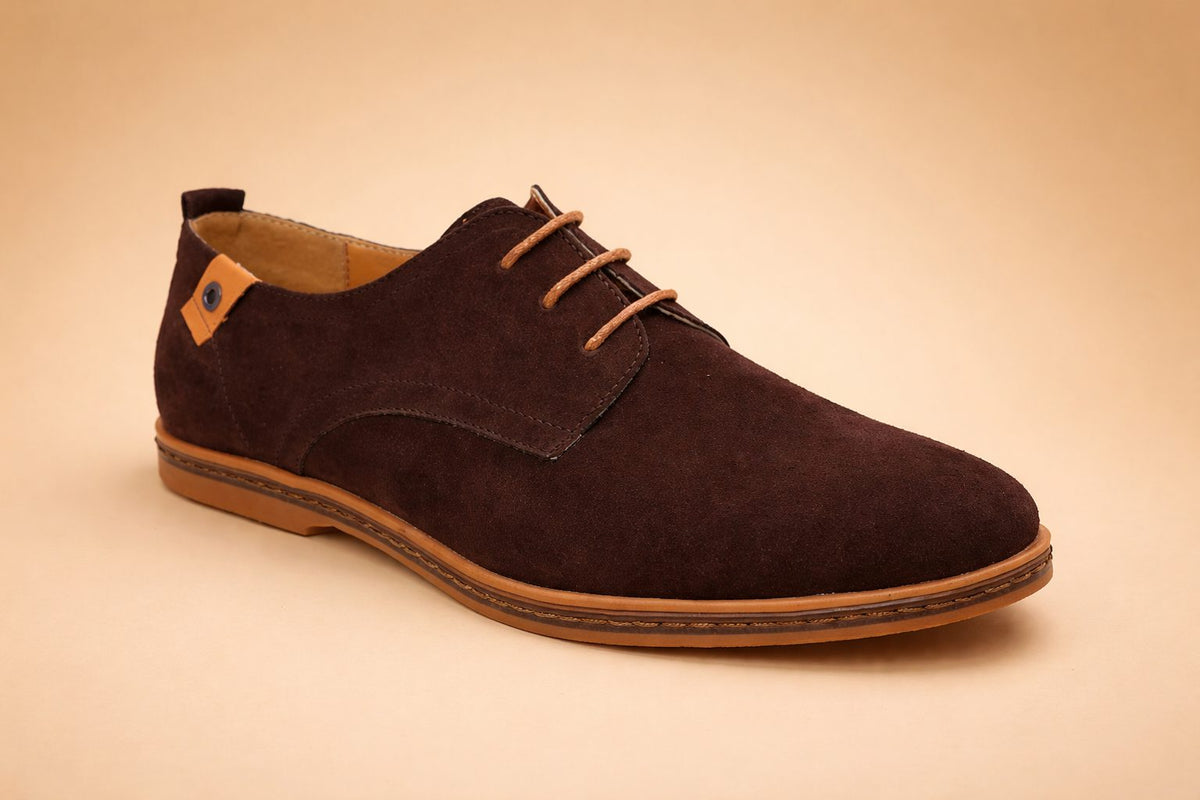 Lace-Up Oxford Schoenen voor Heren - Bruin
