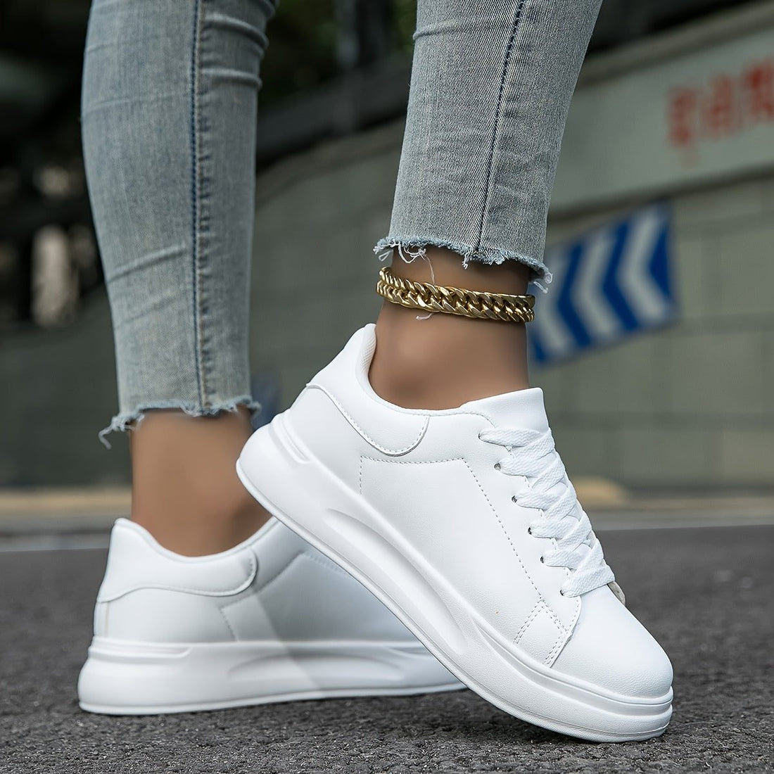 Lace-Up Sneakers voor Dames