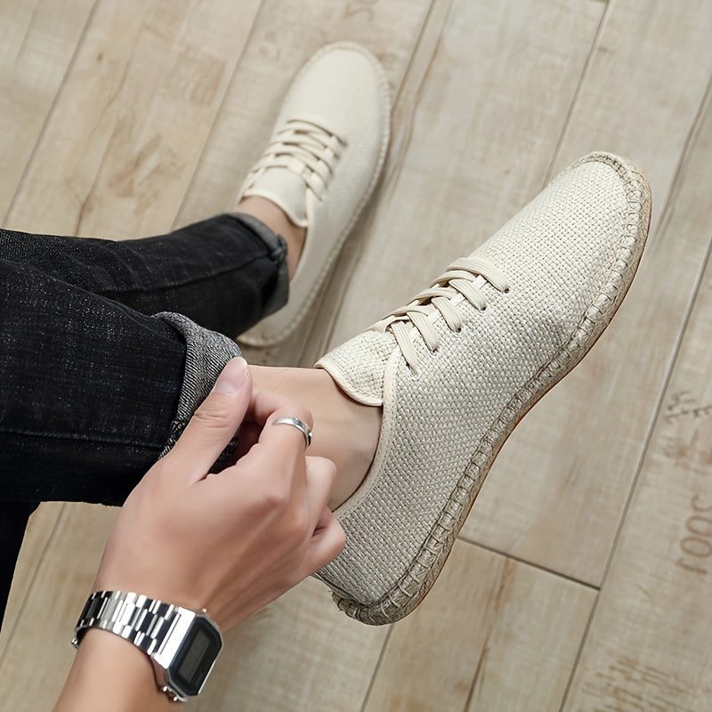 Lace-Up Woven Espadrilles voor Heren