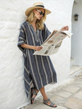 Loszittende Maxi Kaftan Jurk voor Dames