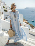 Loszittende Maxi Kaftan Jurk voor Dames