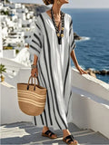 Loszittende Maxi Kaftan Jurk voor Dames