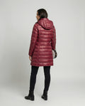 Lange Puffer Jas met Capuchon voor Dames - View 4