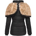 Lange Puffer Winterjas met Faux Fur Capuchon voor Dames - View 3
