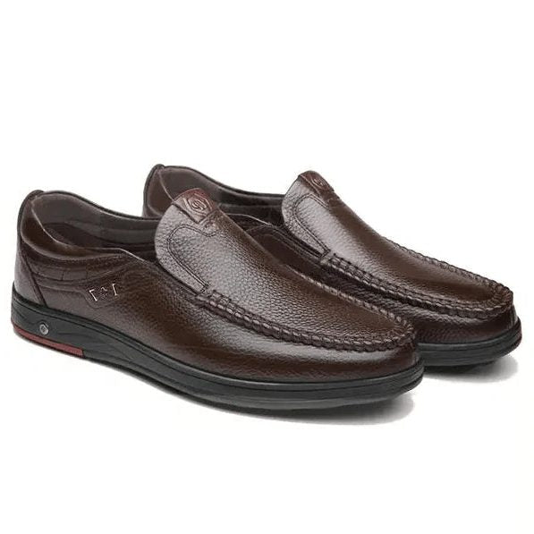 Lederen Slip-On Loafers voor Heren - View 12