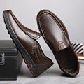 Lederen Slip-On Loafers voor Heren - View 2