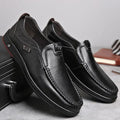 Lederen Slip-On Loafers voor Heren - View 4