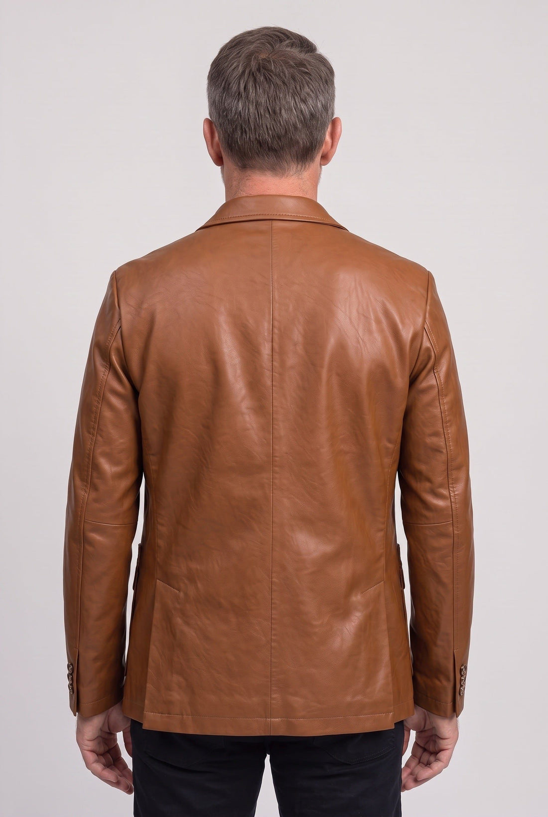 Leren Blazer met Reverskraag voor Heren