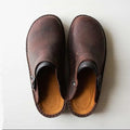 Leren Instapslippers met Gesp voor Heren - View 4
