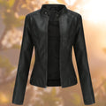 Leren Jas met Ritssluiting voor Dames