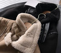 Leren Jas met Sherpa Voering voor Dames - View 6