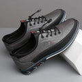Leren Sneakers met Elastische Veters voor Heren