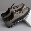 Leren Sneakers met Elastische Veters voor Heren