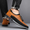 Leren Sneakers met Elastische Veters voor Heren