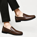 Leren Loafers met Opstaande Kraag voor Heren - View 11