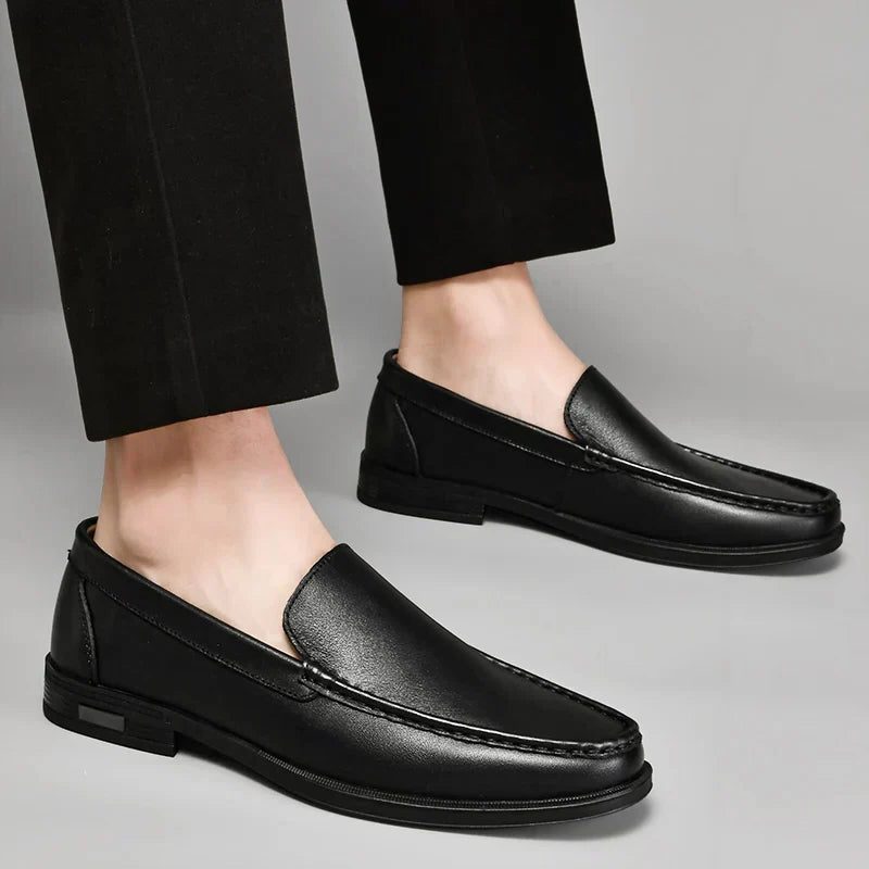 Leren Loafers met Opstaande Kraag voor Heren - View 2