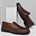 Leren Loafers met Opstaande Kraag voor Heren - View 3
