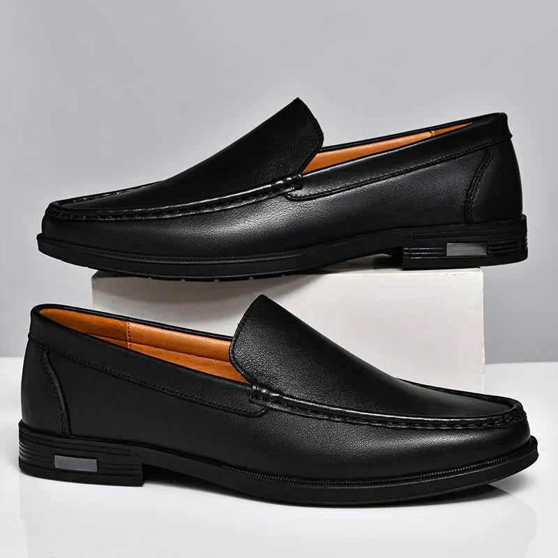 Leren Loafers met Opstaande Kraag voor Heren - View 7