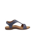 Leren Open Teen Sandalen met Verstelbare Gespen voor Dames