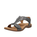 Leren Open Teen Sandalen met Verstelbare Gespen voor Dames - View 5