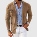 Linnen Blazer met Reverskraag voor Heren - Beige