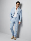 Linnen Set met Blazer en Pantalon voor Heren - View 4