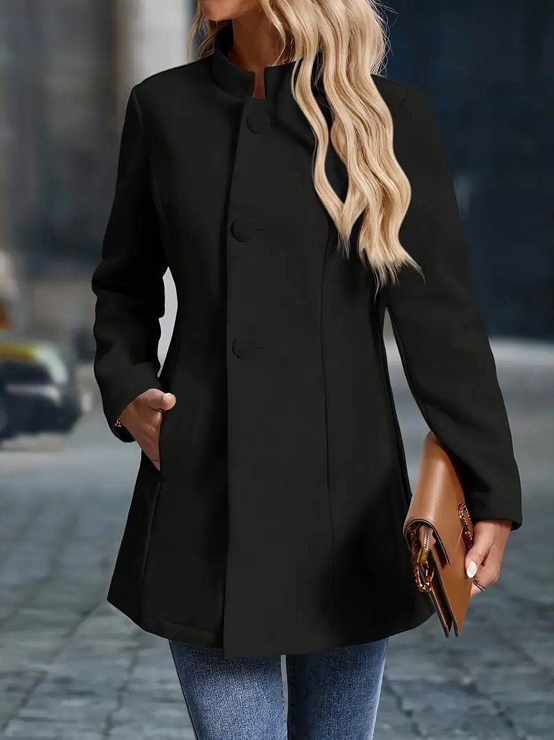 Longline Blazer Jas met Knoopsluiting voor Dames - View 7