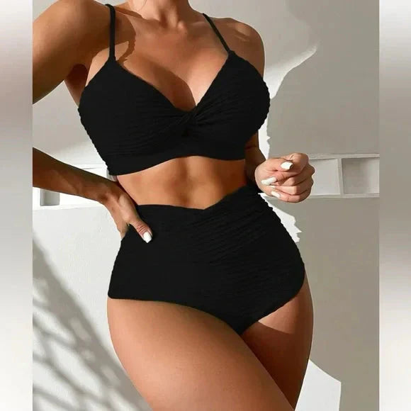 High Waist Push Up Bikini Set voor Dames