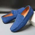 Suède Penny Loafer voor Heren