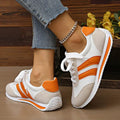 Mesh Overlay Lace-Up Sneakers voor Dames - View 5