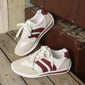 Mesh Overlay Lace-Up Sneakers voor Dames - View 8