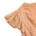 Midi Jurk met Korte Mouwen en Knoopsluiting voor Dames - View 6