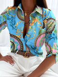 Blouse met Omslag Kraag voor Dames