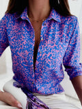 Blouse met Omslag Kraag voor Dames