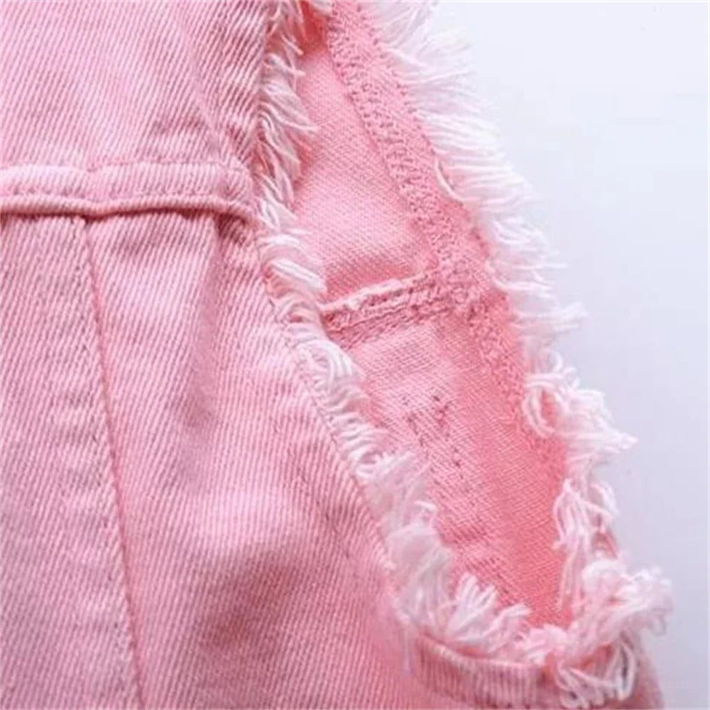 Mouwloze Denim Gilet voor Dames - View 5