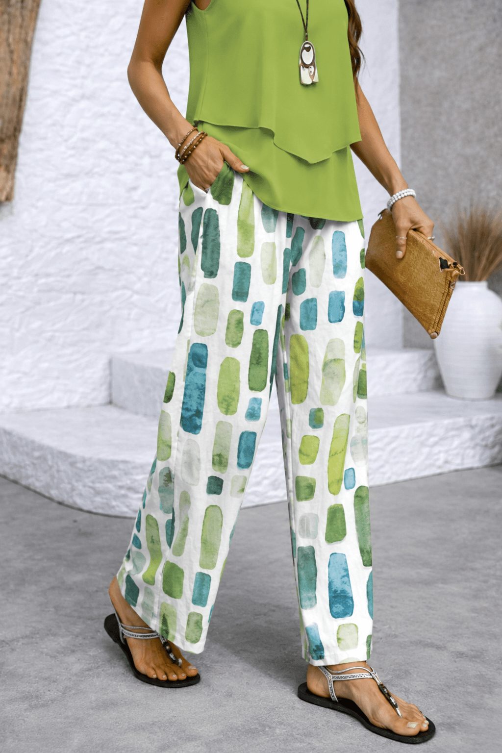 Mouwloze Zomerset met Wijde Broek voor Dames - View 6