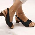 Open Teen Sandalen met Blokhak voor Dames