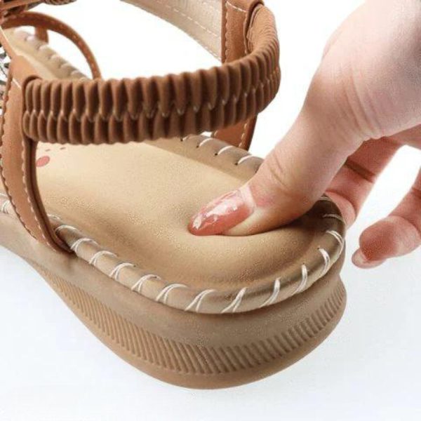 Open Teen Sandalen met Verstelbare Riemen voor Dames