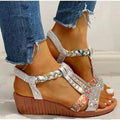Openteen Sandalen met Verstelbare Gespen voor Dames - View 3