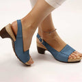Orthopedische Open Teen Sandalen met Blokhak voor Dames - View 5