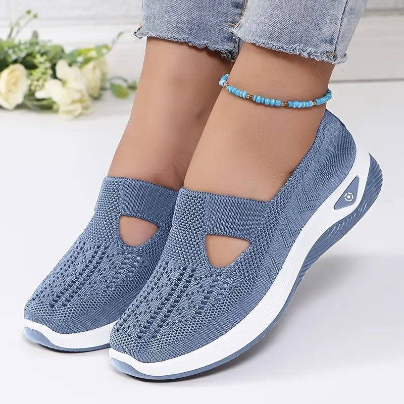 Open Teen Slip-On Loafers met Plateauzool voor Dames