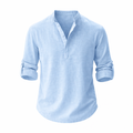 Relaxed Fit Overhemd met Lange Mouwen voor Heren